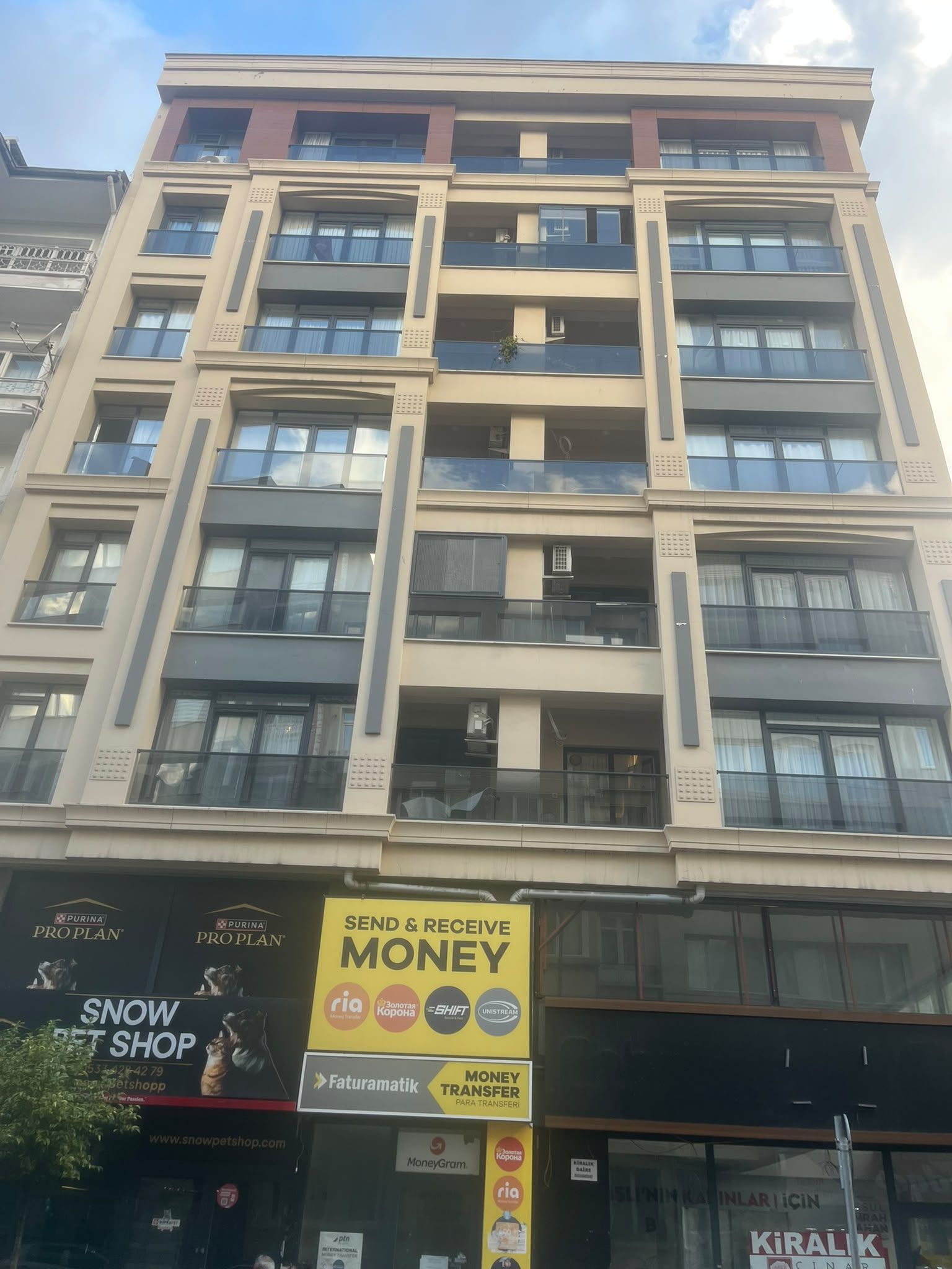 Kurtuluş Ana Cadde'de 2+1 Yeni Bina Şişli kiralık daire vizyon gayrimenkul